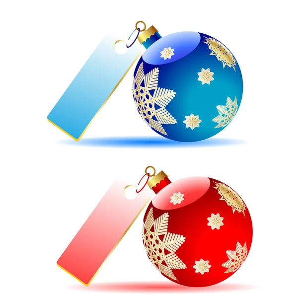 Kerstboomversiering — Stockvector