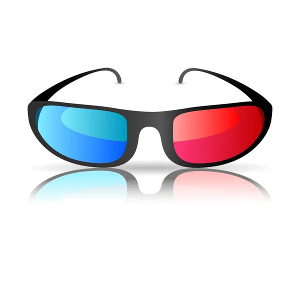 3D cinema glasses — Stock Vector