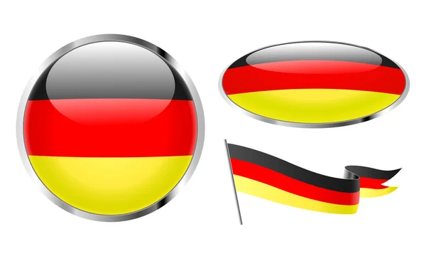 Bandera de Alemania — Vector de stock