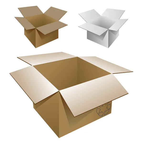 Κουτί από χαρτόνι — Διανυσματικό Αρχείο