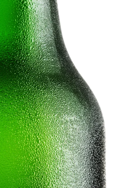 Bierflasche mit Tropfen — Stockfoto