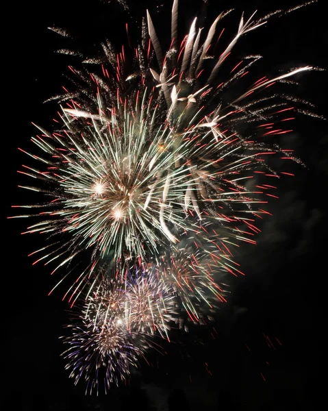 Farbenfrohes Feuerwerk — Stockfoto