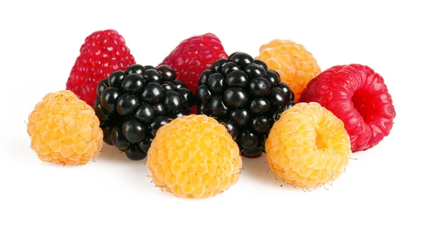 Raspberry, blackberry — Stock Photo, Image