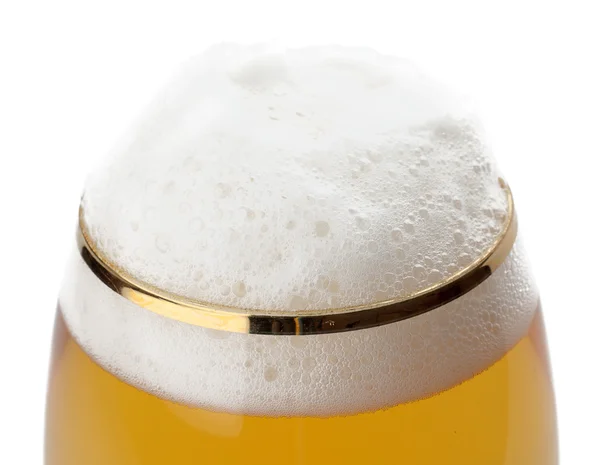 Bicchiere di Birra con schiuma — Foto Stock