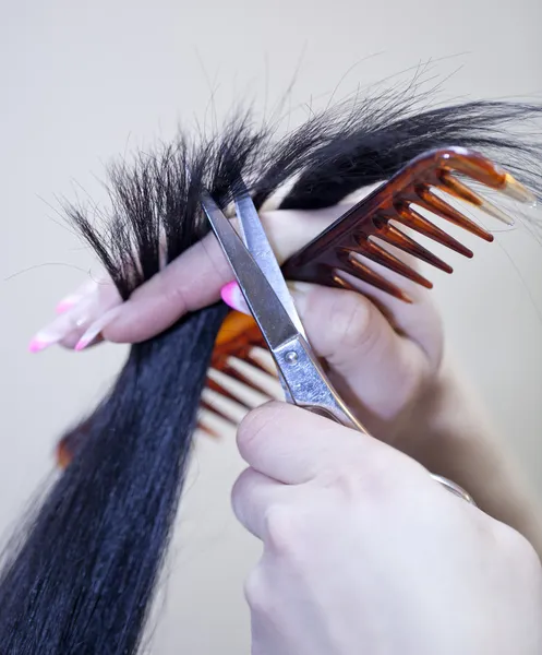 Taglio dei capelli — Foto Stock