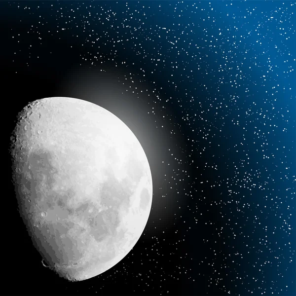 Πλανήτης φεγγάρι — Διανυσματικό Αρχείο