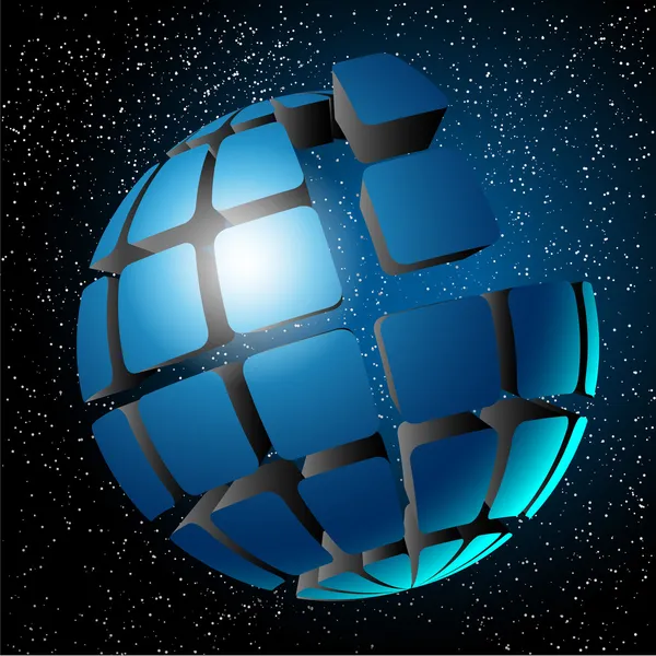 Conception de globe . — Image vectorielle