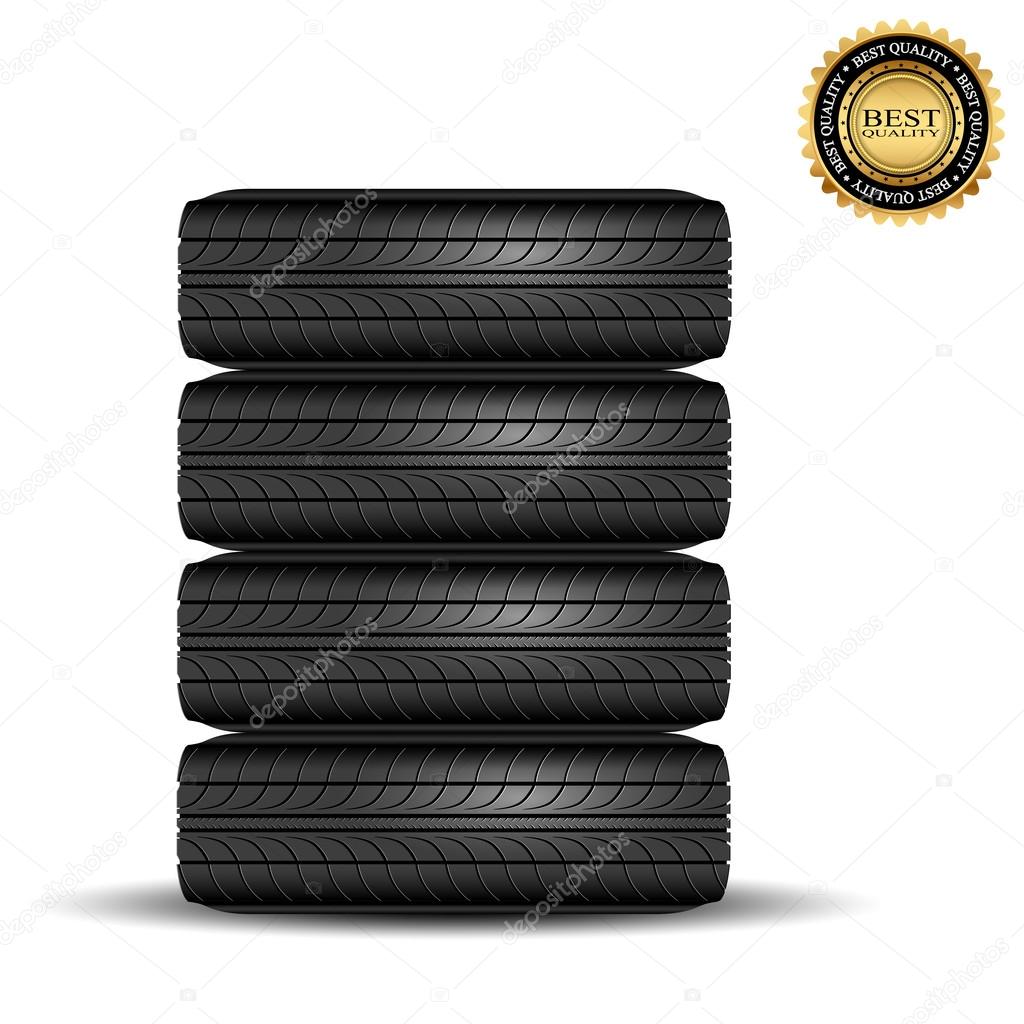 Black tire