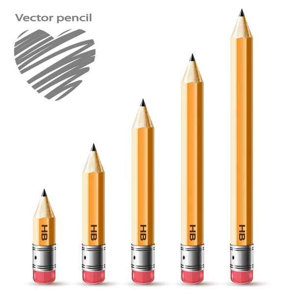 Pensil — Image vectorielle