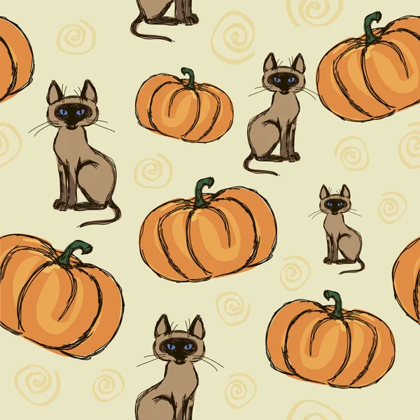 Textura gato — Vector de stock