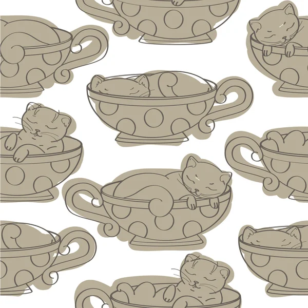 Texture with kittens