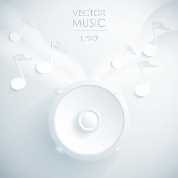 Fondo musical — Vector de stock