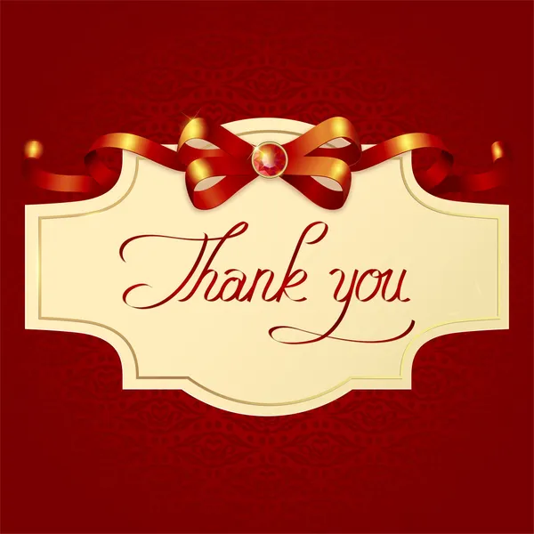 Thank you — Stock Vector