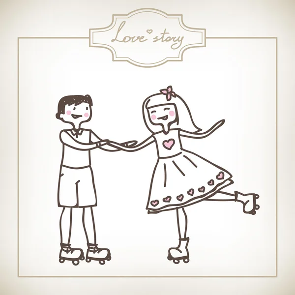 Carte de mariage — Image vectorielle