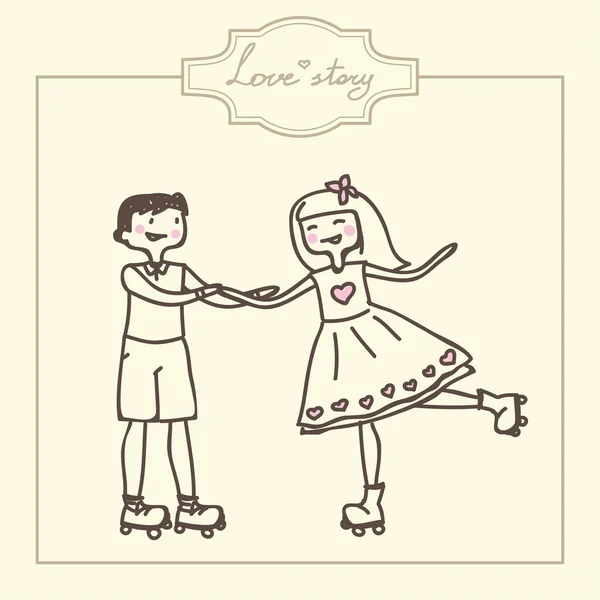 Carte de mariage — Image vectorielle