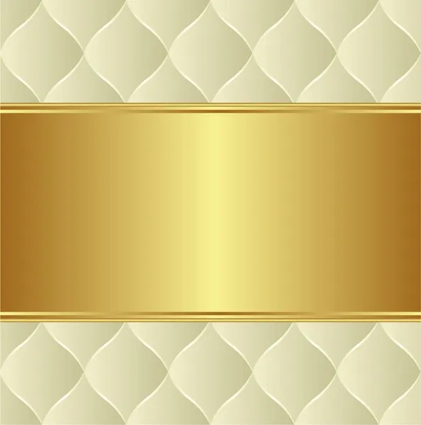 Вершковий золотому фоні — стоковий вектор