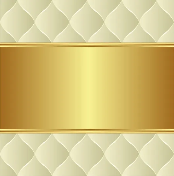 Fondo de oro cremoso — Vector de stock