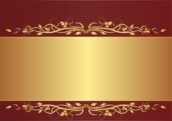 Burgundy and gold background