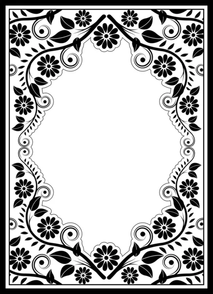 Floral border — Stock Vector