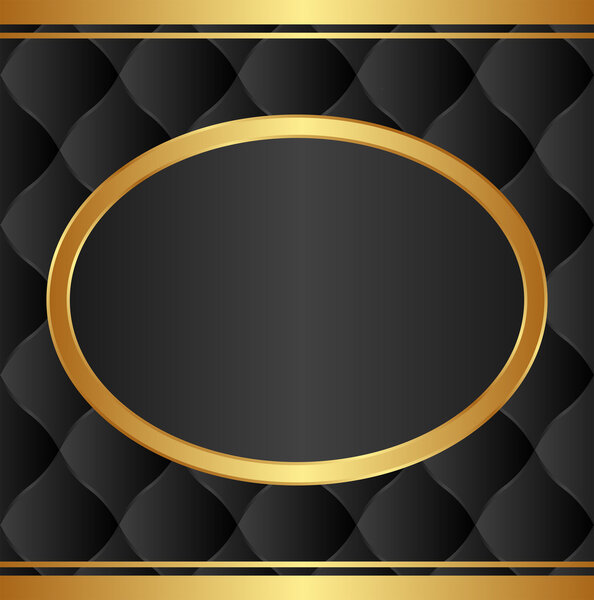 Black gold background