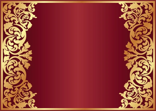 Burgundy and gold background — Stock Vector © mtmmarek #12872844
