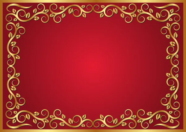 Red background — Stock Vector