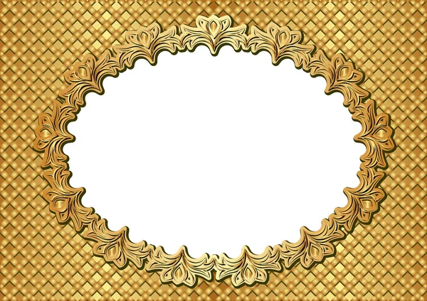 Cadre doré — Image vectorielle
