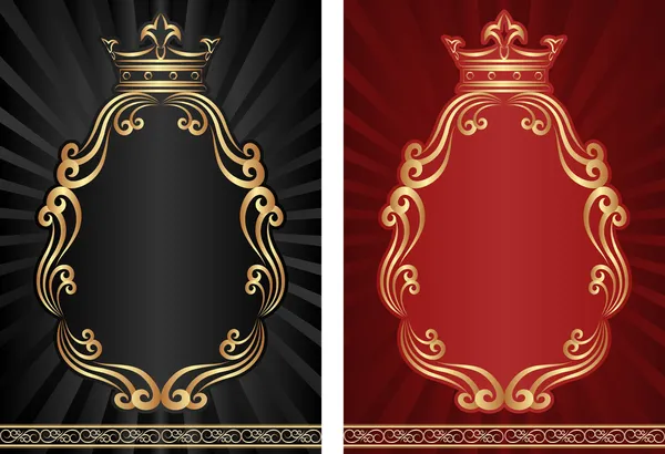 Royal backgrounds — Stock Vector