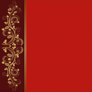 kırmızı bir arka plan