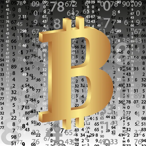 Bitcoin - Stok Vektor