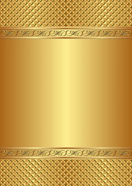 Fondo de oro — Vector de stock