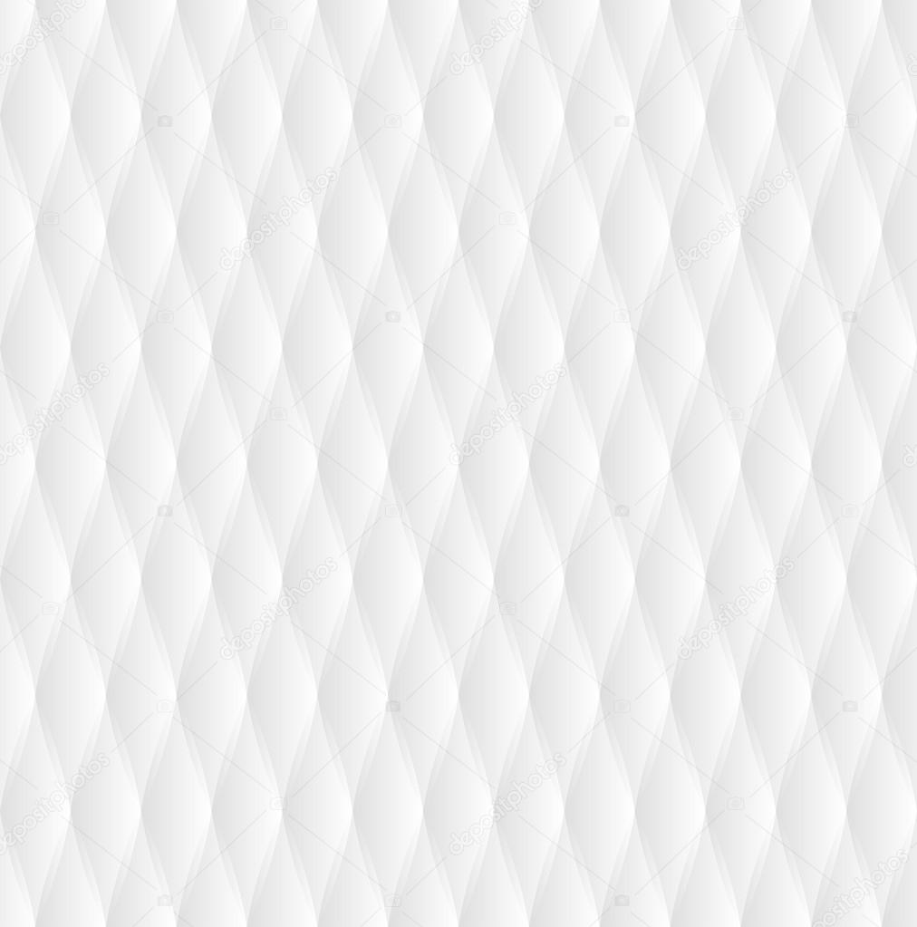 Quilted Pattern Vector White Soft Neutral Background Seamless