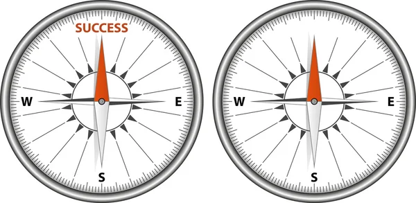 Direção para o sucesso — Vetor de Stock