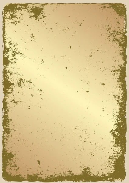 Grunge goud — Stockvector