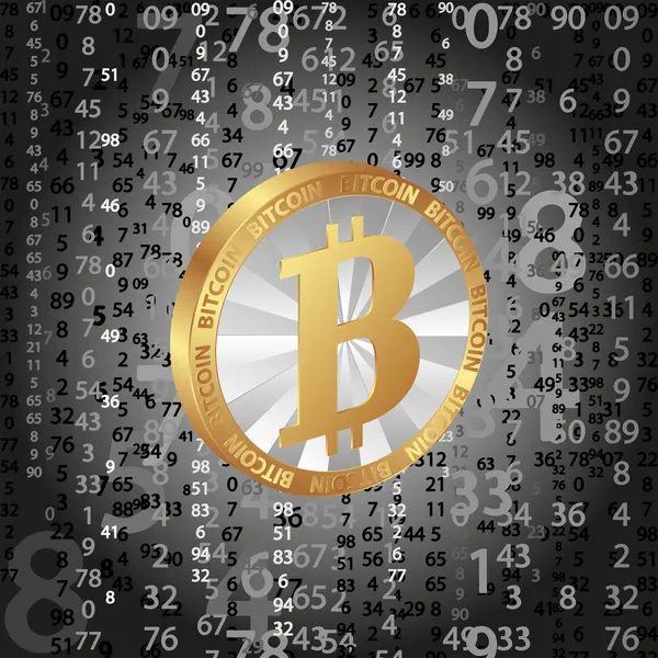 Bitcoin — Vector de stock