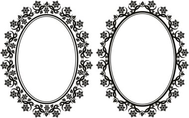 Floral çerçeveler