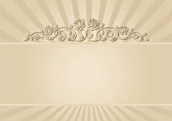 Fondo beige — Vector de stock