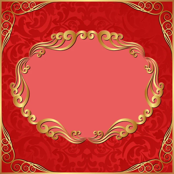 Fondo rojo — Vector de stock