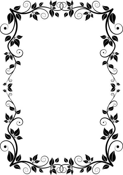 Floral frame — Stock Vector