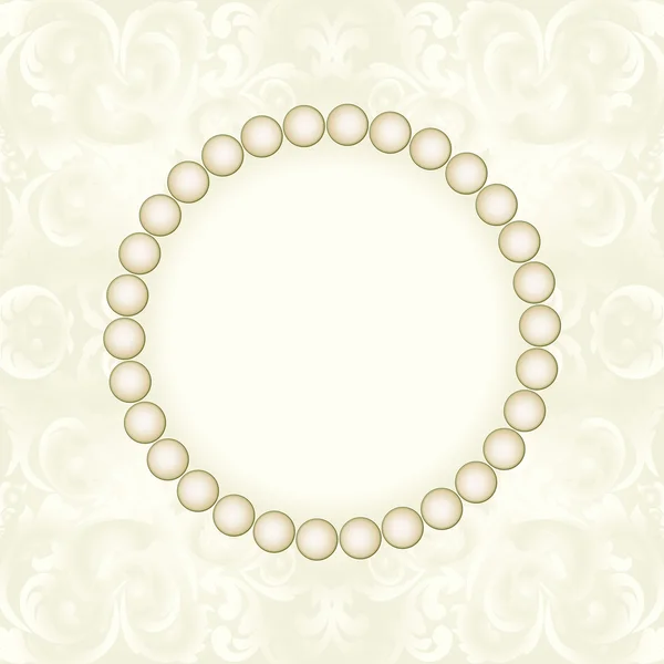 Cadre perle — Image vectorielle