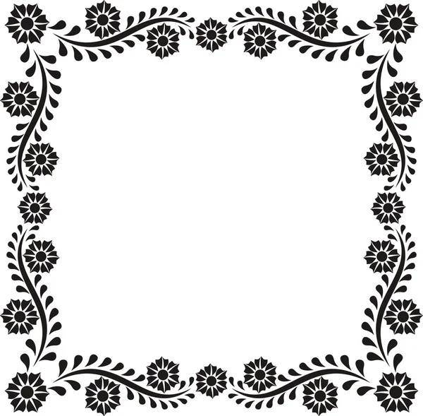 Flowers frame — Stock Vector