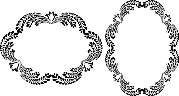 Floral frames — Stockvector