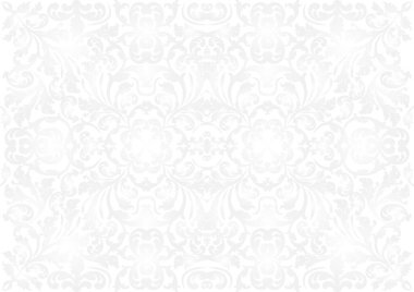 çiçek desenli beyaz arka plan