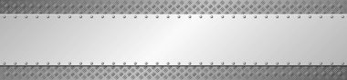 Metal desenli uzun metalik bayrak