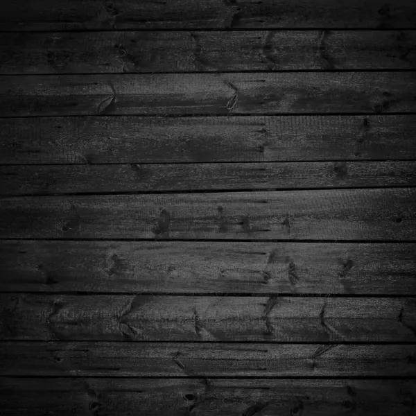 黑色木板背景 — 图库照片