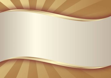 3D abstract wavy background - vector illustration