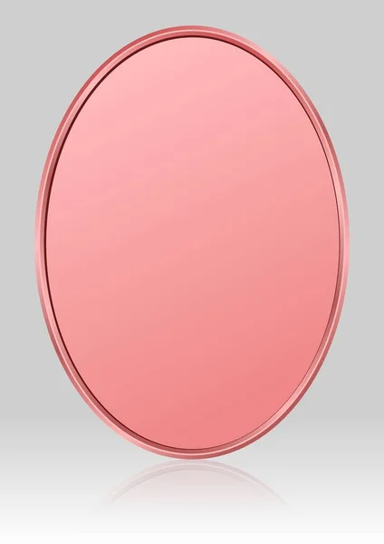 灰色光滑背景的粉红色椭圆形斑块 — 图库矢量图片