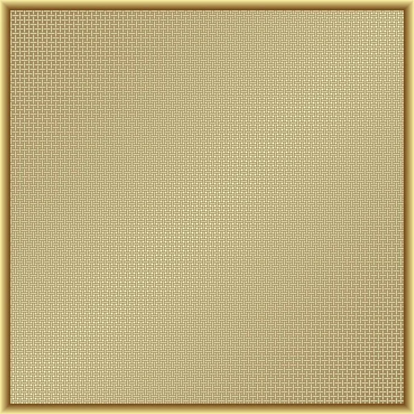 Golden Texture Frame — Stock Vector