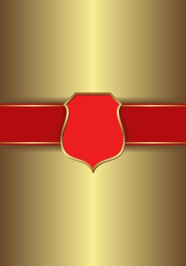 altın arka plan dekoratif çerçeve ile