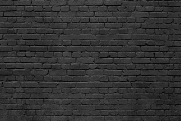 Nero Sfondo Muro Mattoni — Foto Stock